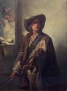 Louis Gallait Art and liberty painting